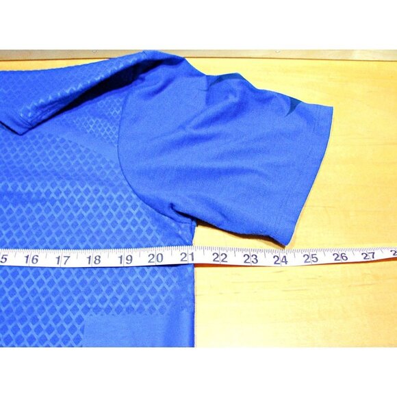 Mens The Nike Tee Dri FIT All Over Vinyl Print Gravity T-Shirt Royal Blue Size M - Picture 8 of 12